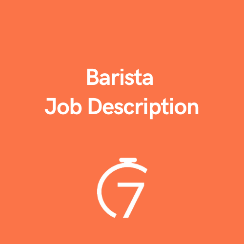 Barista Job Description